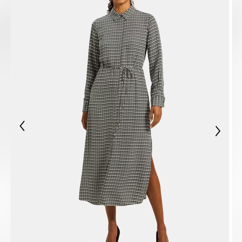 Theory Ladies Size 0 Full Button Maxi Shirt Dress
